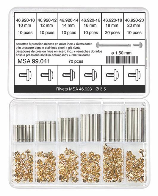 Horotec MSA99.108 Assortimento Di Cromo Screwed Orologio Bracciale