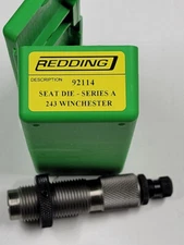 92114 REDDING STANDARD SEATING DIE - 243 WINCHESTER - NEW - FREE SHIPPING