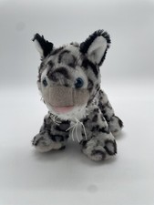 Teddy Mountain Snow Leopard Stuffed Plush Animal 10"