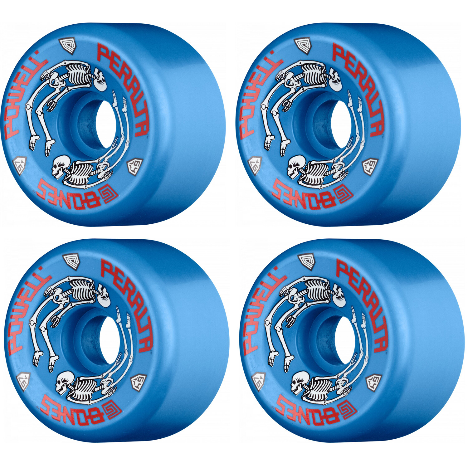 Wheels Old School Re-issue Blue 64mm 97a