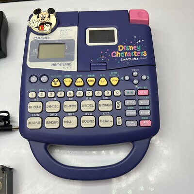 CASIO Disney Characters シールワープロ KL-470 ディズニーCASIO