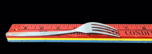 Imperial Salad Dessert Forks Flatware Floral Stainless Steel Japan Set of 6 - Picture 2 of 5