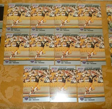 MAX MCGEE Packers 11 card Lot 1990 Pro Set Super Bowl Supermen Card #47