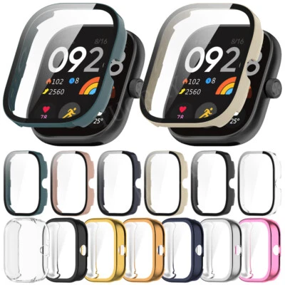 For Xiaomi Redmi Watch 5/4/5 eSIM Watch Case Protective Cover+Glass Screen Frame