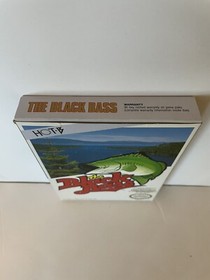 Black Bass complete box NINTENDO NES NO GAME with Booklet