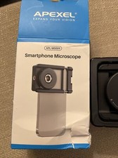 APEXEL Smartphone Microscope Portable Micro Exploration with LED Fill Light NOB