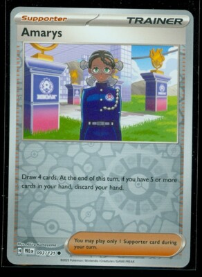 ポケモンカードゲーム AMY Pokemon AMARYS 093/131 Prismatic Evolutions Rev Holo - MINT | eBay