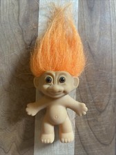 Vintage Russ Orange Hair Troll Doll