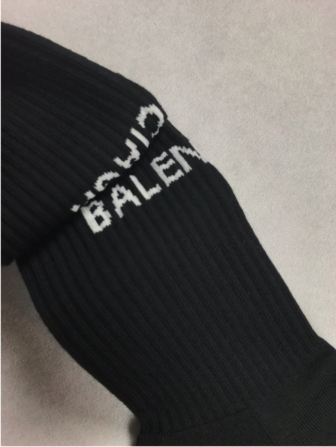 black sock balenciaga