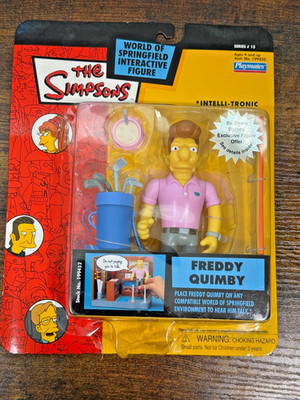 The Simpsons World of Springfield Interactive Figure Freddy Quimby