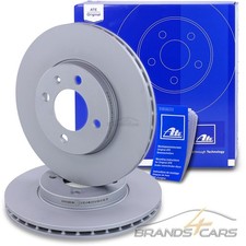 ATE 2x BREMSSCHEIBE BELÜFTET Ø256 VORNE FÜR VW GOLF 4 CABRIO 1E JETTA 2 BJ 86-91