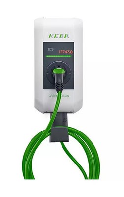 Keba KeContact P30 x-series EN Type2 6m Cable 22kW RFID-15118 Ready HW Wallbox m