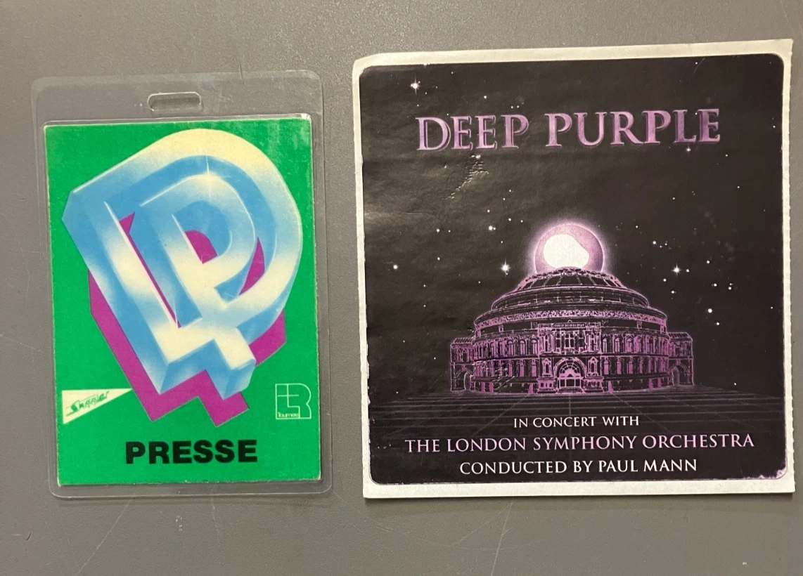 Original Deep Purple Memorabilia for sale | eBay