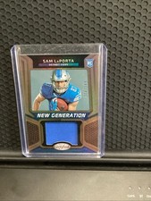 2023 Panini Certified New Generation Jerseys Mirror Bronze Sam LaPorta #324/349