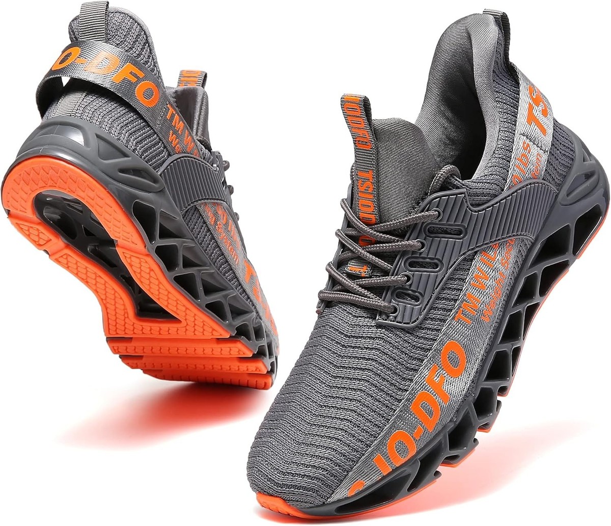 Cheap Men's High Top Running Shoes Non Slip Shoes Breathable