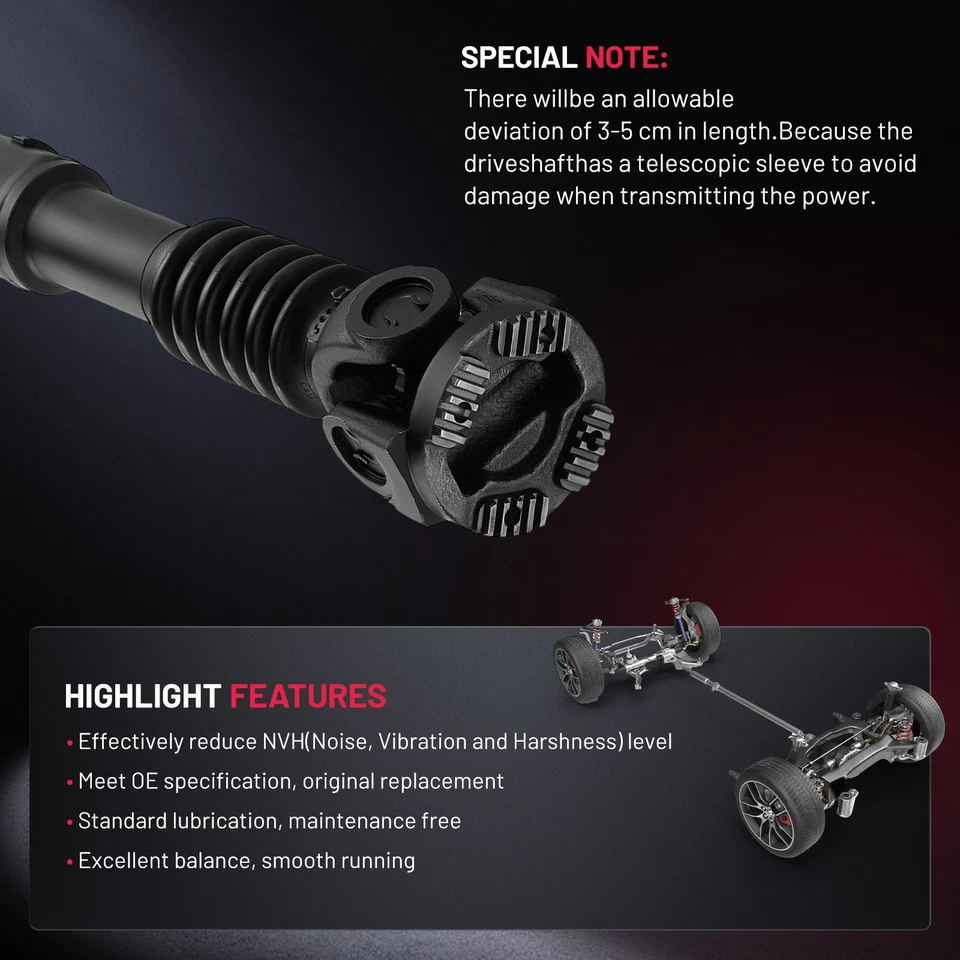 Front Side Drive Shaft For 2005-2010 Dodge Ram 2500 3500 & 2011-13 Ram 2500 Foto 4 de 4