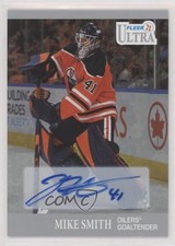2021-22 Upper Deck Fleer Ultra 30th Anniversary Auto Mike Smith #A-35 Auto 0il7