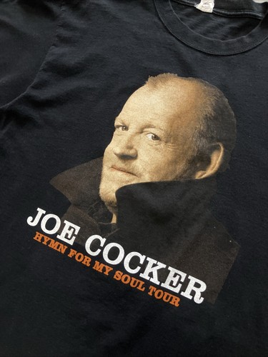 Vintage Y2K 2009 Joe Cocker Official Hymn For My Soul Live Tour Concert Shirt XL - Picture 2 of 9