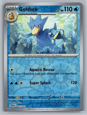 Golduck SV: Scarlet & Violet 151 055/165 NM