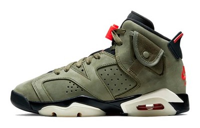 Jordan 6 Retro 'Travis Scott' GS Kids CN1085-200 New Authentic