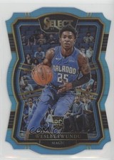 2017 Select Premier Level Light Blue Die-Cut Prizm 122/185 Wesley Iwundu Wes 0c2