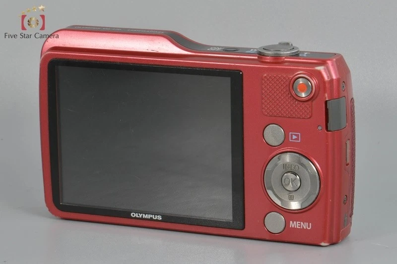 Olympus VG-170 Red 14.0 MP Digital Camera [Very Good] - Image 3 of 4