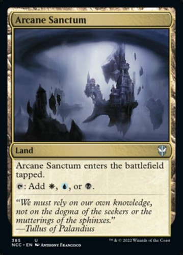 Arcane Sanctum (385/519) Streets of New Capenna Commander Uncommon