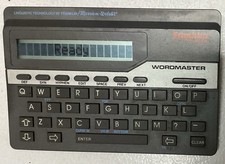 Franklin Wordmaster DELUXE WM-1055 Dictionary Merriam Webster Spell Check WORKS