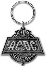 Image of AC/DC Keyring Keychain High Voltage band logo new Official metal One Size