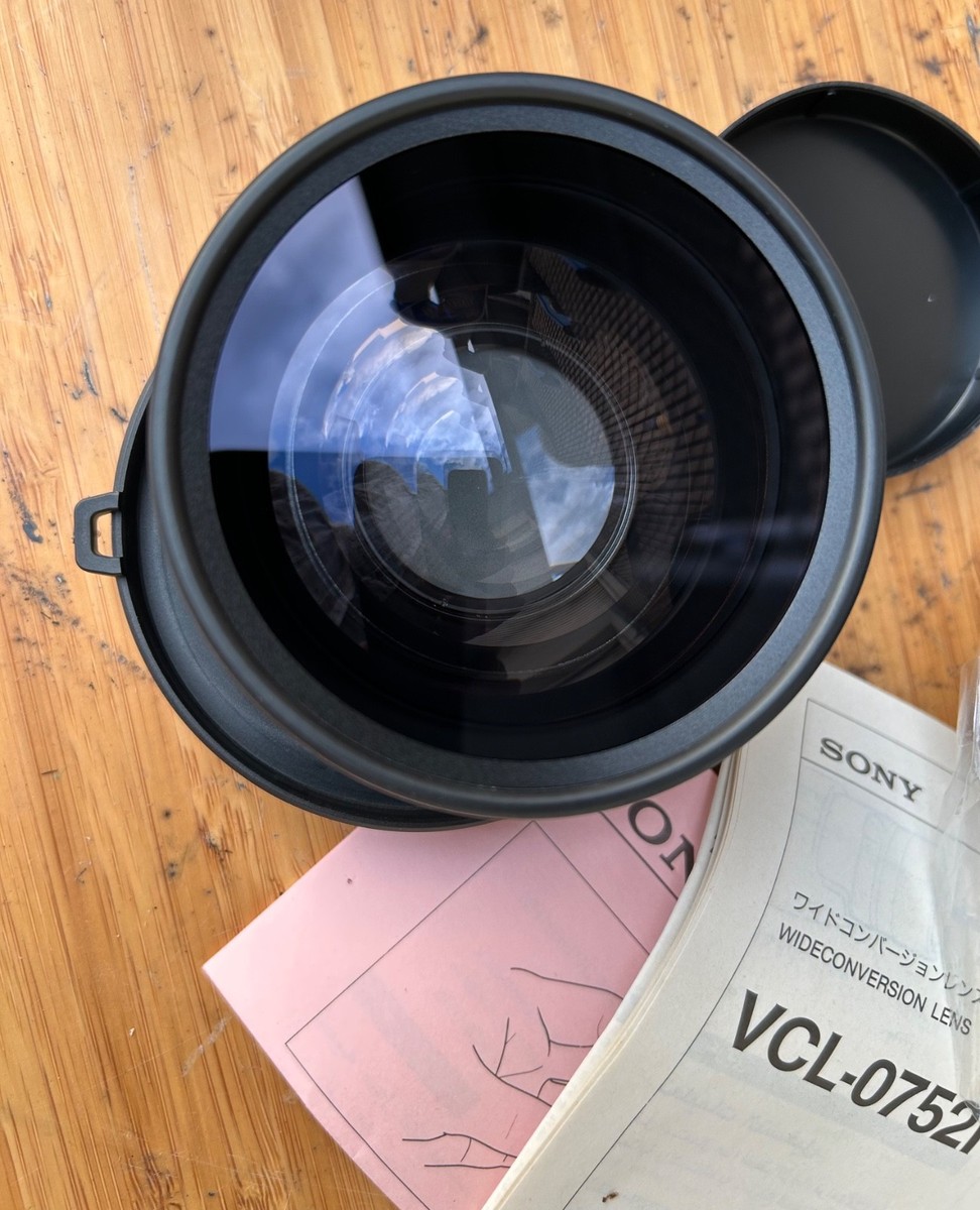 Sony Vcl-0752h X0.7 Wide Conversion Lens 52mm Vx1000 Made in Japan