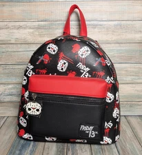 Jason Voorhees Friday the 13th Bioworld Mini Backpack NWT Horror Slasher Funko