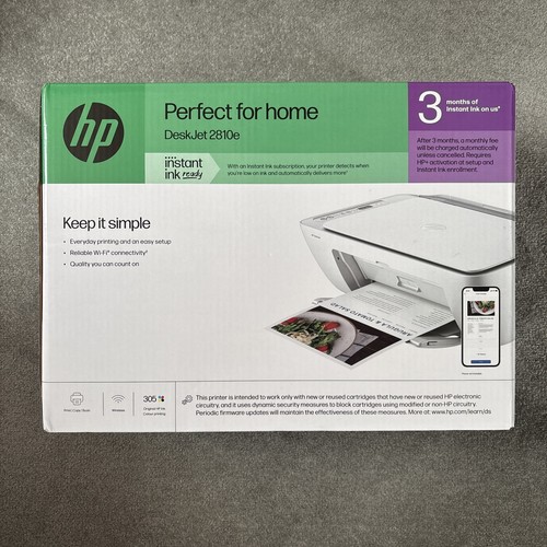 HP DeskJet 2810e All in One Printer, Colour, Wireless, Print, Scan, Copy - Picture 2 of 5