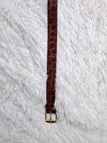Villagio Leathergoods Gürtel braun geformt auf Echtleder Herren Größe 40 - Bild 3 von 9
