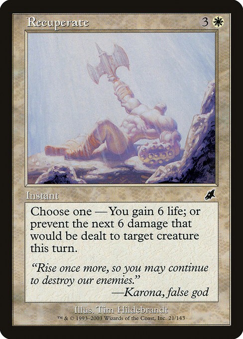 (2x) RECUPERATE - Scourge – MTG Magic the Gathering Card - Common