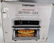 Chefman Dual Function Air Fryer Toaster Oven RJ50-SS-T *GREAT CONDITION*