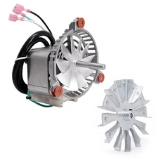 Adviace 3-21-08639 Combustion Blower Exhaust Fan Motor for Harman NO, Silver 