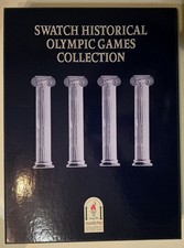 1996 Atlanta Olympics Swatch Historical Olympic Games Collection Set/9 Gebraucht