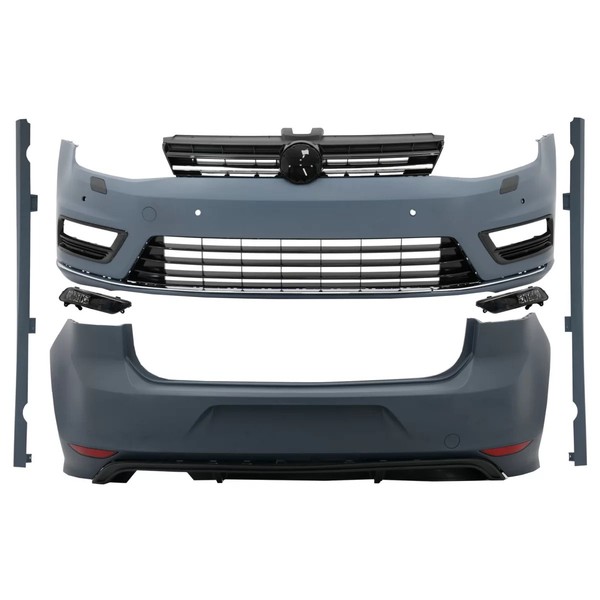 Bodykit FüR Vw Golf 7 12-17 StoßStange Gitter Seitenschweller Diffus R-Line Look-image