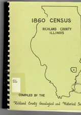 1860 Census Richland County, Illinois