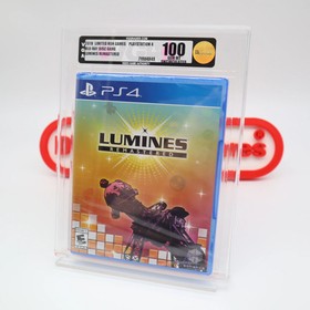 PS4 Game LUMINES REMASTERED - PERFECT GRADED VGA 100 GEM MINT GOLD NEW & Sealed!