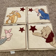 Winnie the Pooh Wall Hangings Set 4 Wish Upon a Star Plush Tigger Piglet Eeyore