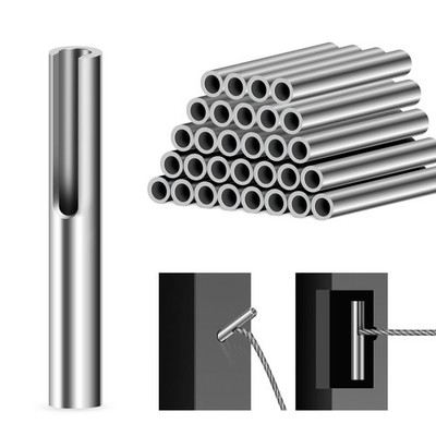 Gyykzz 30Pack 1/8'' Invisible Cable Railing Kit Terminal Toggle Anchor Angle, ...