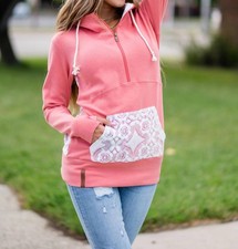 Ampersand Ave Halfzip Hoodie Size XS