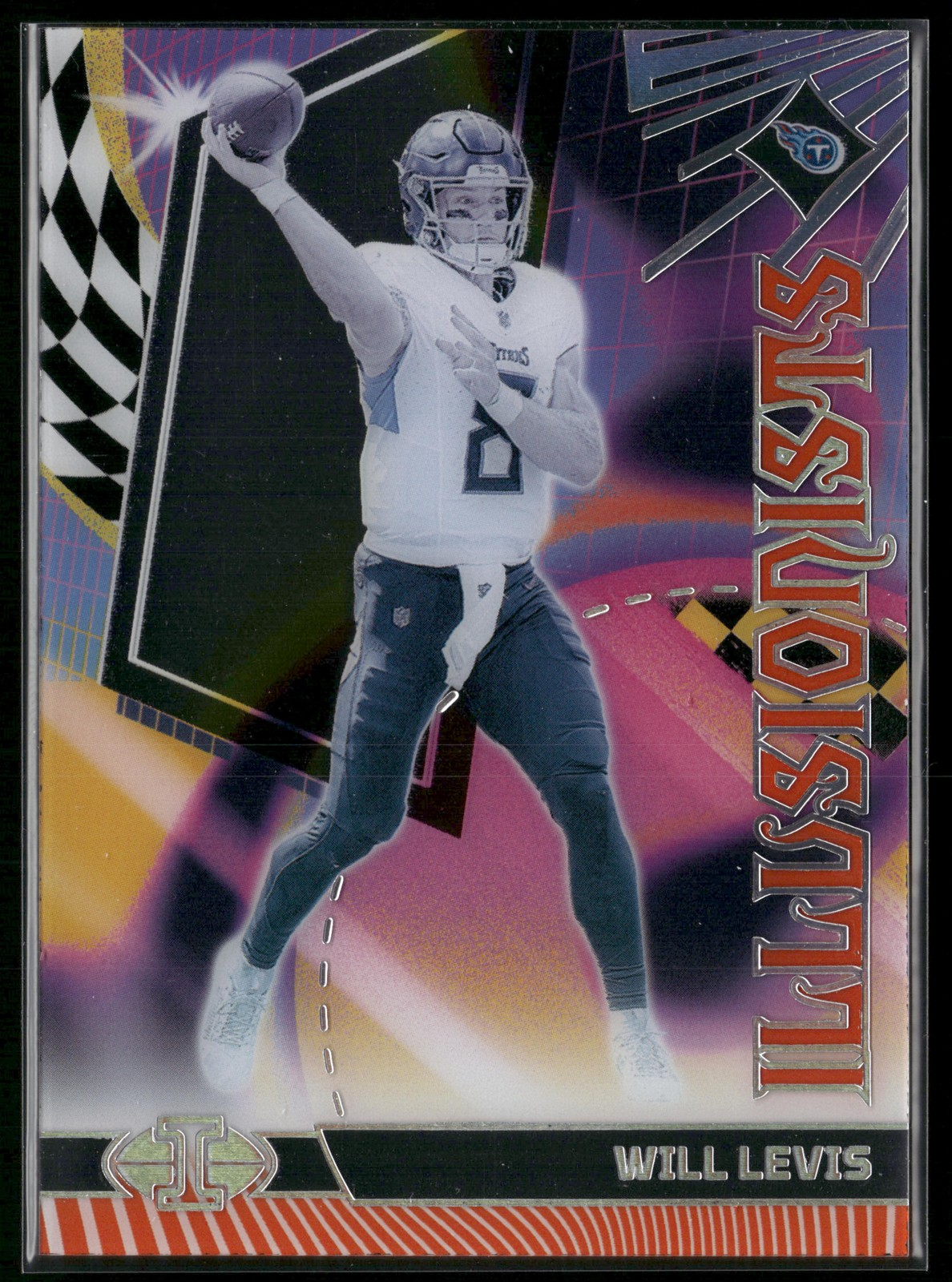 2023 Panini Illusions #18 Will Levis Illusionists Orange