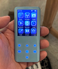 AGPTEK A19/A19X 32GB Bluetooth MP3 Player Blue AM/FM Radio Voice Recorder