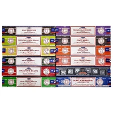 Premium Long Lasting Incense Sticks 12 Pack 0.52 Ounce for Aromatherapy Yoga