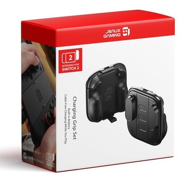 Ladegriff für Switch 2 Joycon Ergonomisch Mit Akku Spielen Während Laden Set