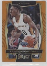 2016-17 Panini Select Concourse Orange Prizm 1/60 Langston Galloway #16 6x0