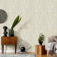 Vliestapete Maserung Holzoptik Grafik Creme Beige Metallic 10439-02 (2,19€/1Qm)