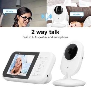 Baby Monitor Digital Video Wireless Smart Night Vision 2-Way Audio UK Plug